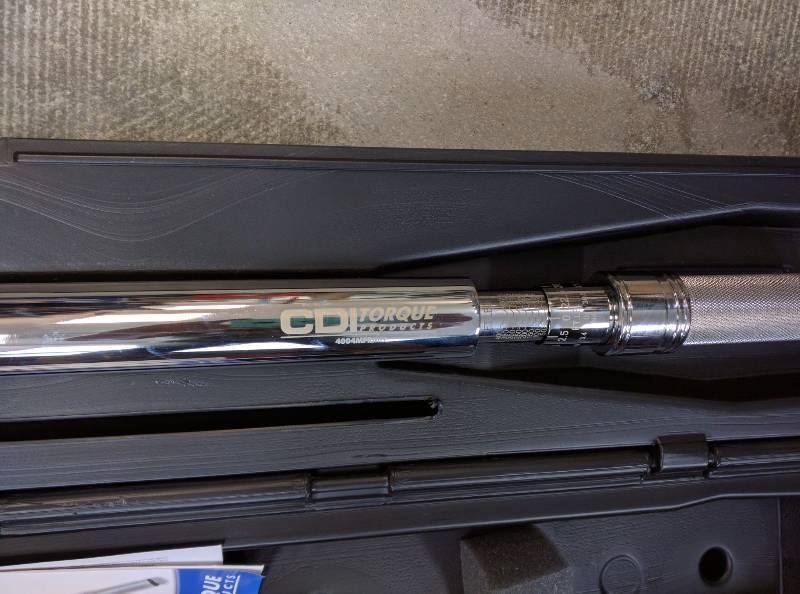 lot 169 image: CDI 4004MFRMH Metal Torque Wrench - 34 Drive 80-400 Ft. Lb - USA MADE - NEW