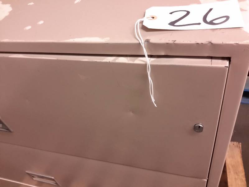 3 drawer, Horizonal, FIREPROOF, File cabinet..