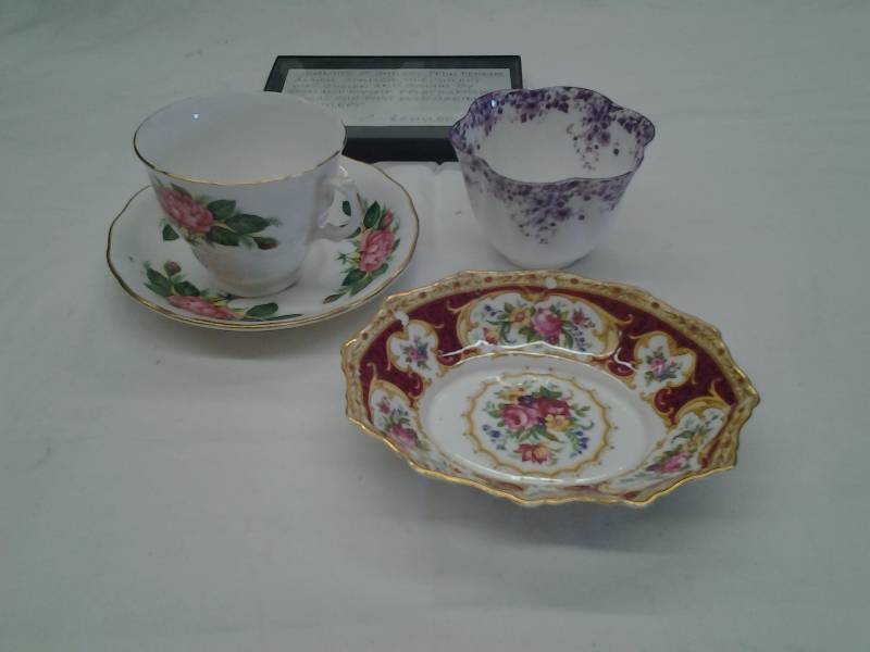 Bone China Cups & Saucers Given As A Gift To Seller (Deceased) From John Lennons Aunt Mimi