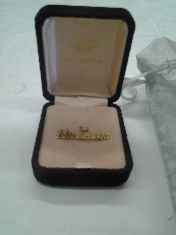 John Lennon Gold Tone Charm