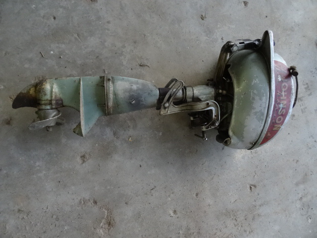 lot 12 image: Johnson Sea horse outboard motor