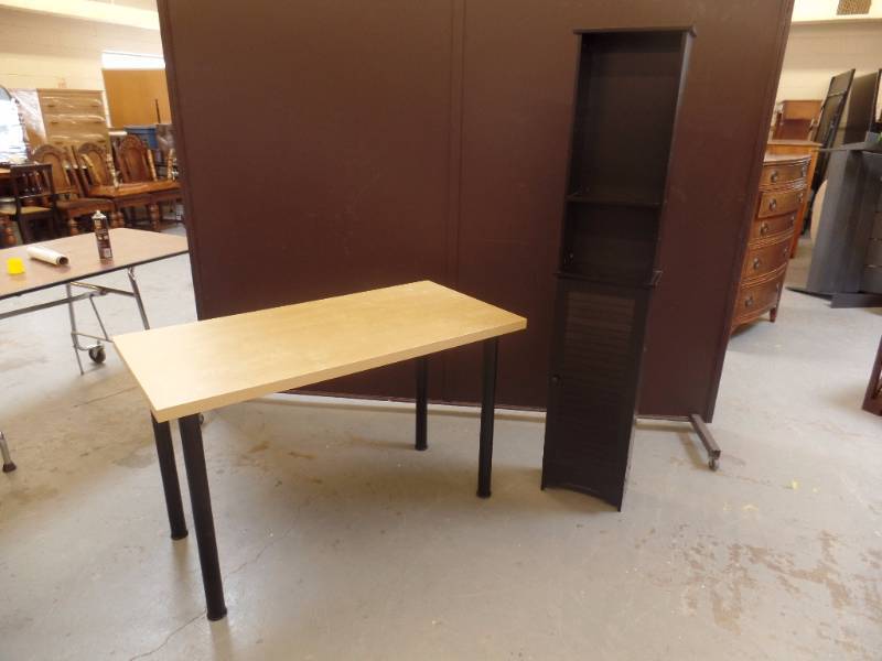 Table and Cabinet
