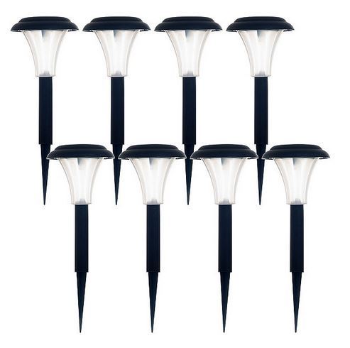 lot 43 image: Cordless Bright Solar Accent Lights -Set of 8