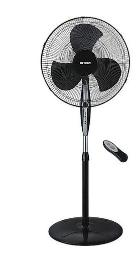 lot 144 image: Optimus 18 Oscillating Stand Fan - Black Color