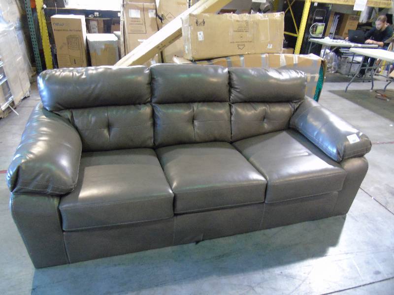 lot 32 image: Ashley Bastrop Sofa - Gray