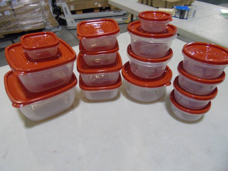 lot 58 image: alcove 30-Pc. Plastic Food Storage Set