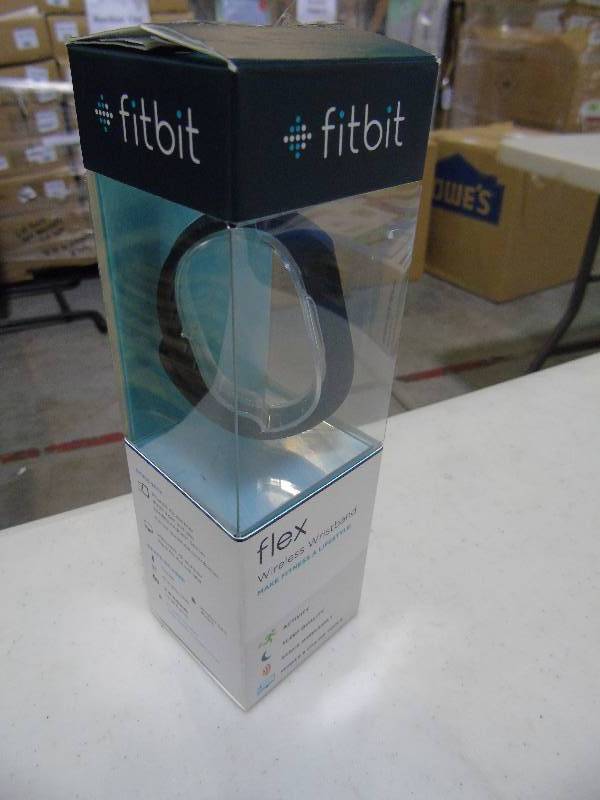 lot 62 image: Fitbit Flex Wireless Activity and Sleep Wristband - Black Color