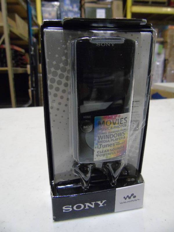 lot 63 image: Sony Walkman 8GB VideoMP3 Player in Black