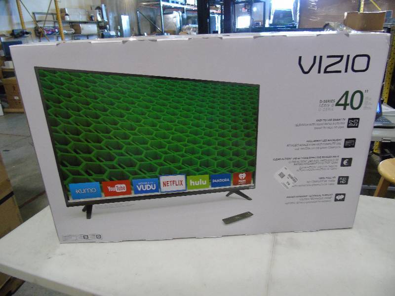 lot 126 image: VIZIO D-Series 40 1080p LED Smart TV  D40-D1
