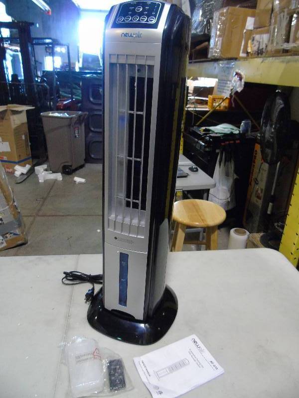 lot 130 image: NewAir Evaporative Pedestal Fan