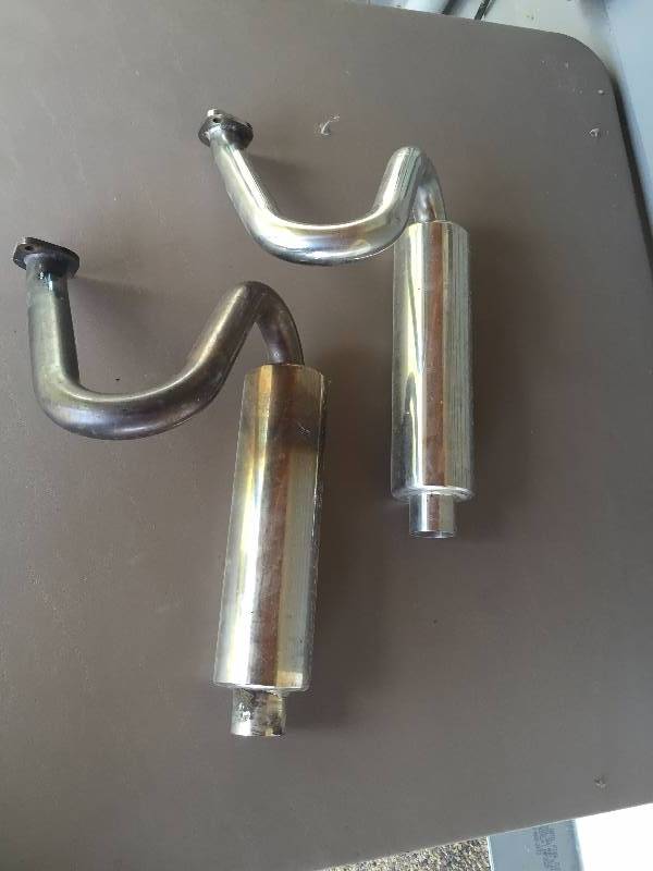 lot 41 image: GOLF CART EXHAUST OFF OF A EZGO
