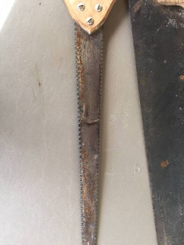 lot 5 image: 3 OLD SAWS
