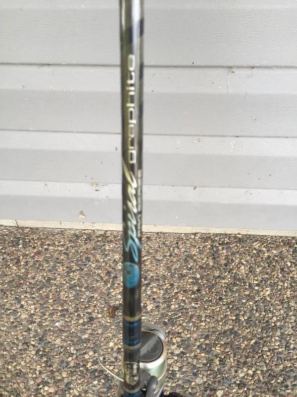 lot 11 image: FENWICK FISHING ROD AND OPEN FACE REEL
