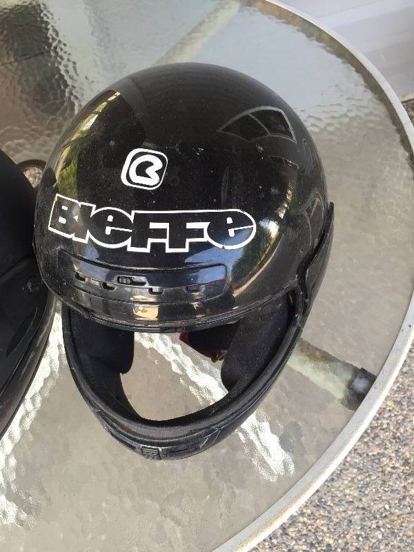 lot 26 image: TWO SNOWMOBILE HELMETS