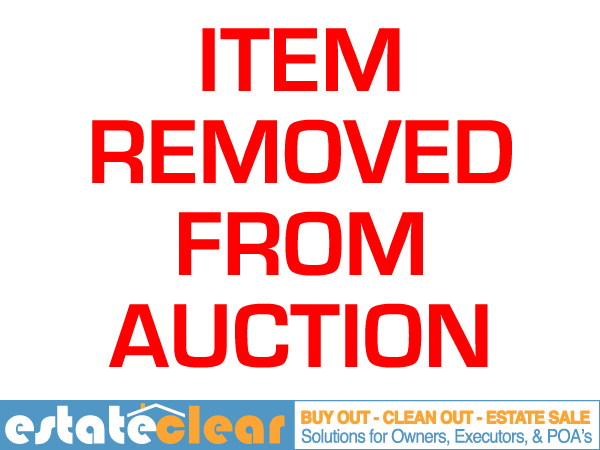 lot 36 image: Item Removed From Auction