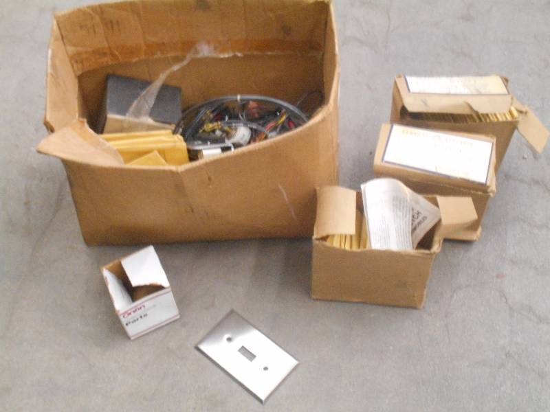 lot 19 image: Lot Of (50) Single Gang Stainless ...