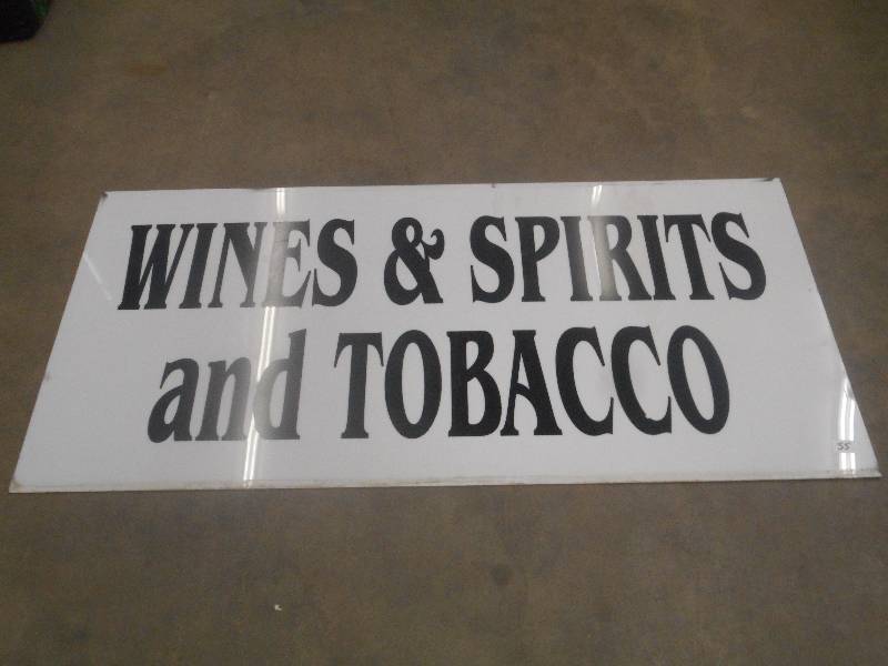 lot 55 image: 36x73 Wine & Spirits And Tobacco ...