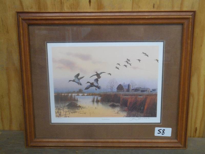 lot 58 image: #993999 The Sundowners Print Be ...