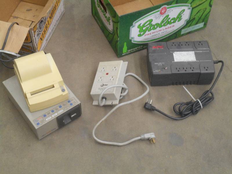 lot 80 image: Lot Of (2) AC Power Back-Ups & Etc ...