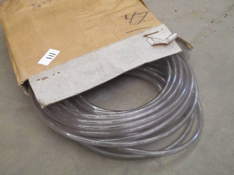 lot 111 image: 38x54 Spool Of Clear Tubing ...
