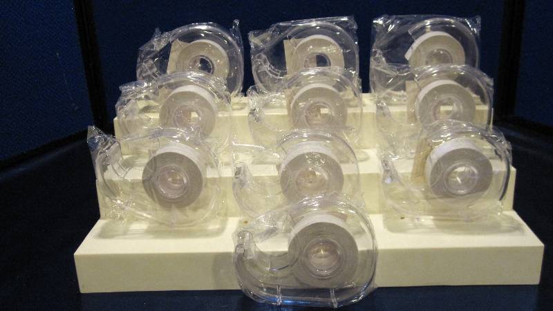 lot 17 image: Double Sided Tape with Dispenser set of 10
