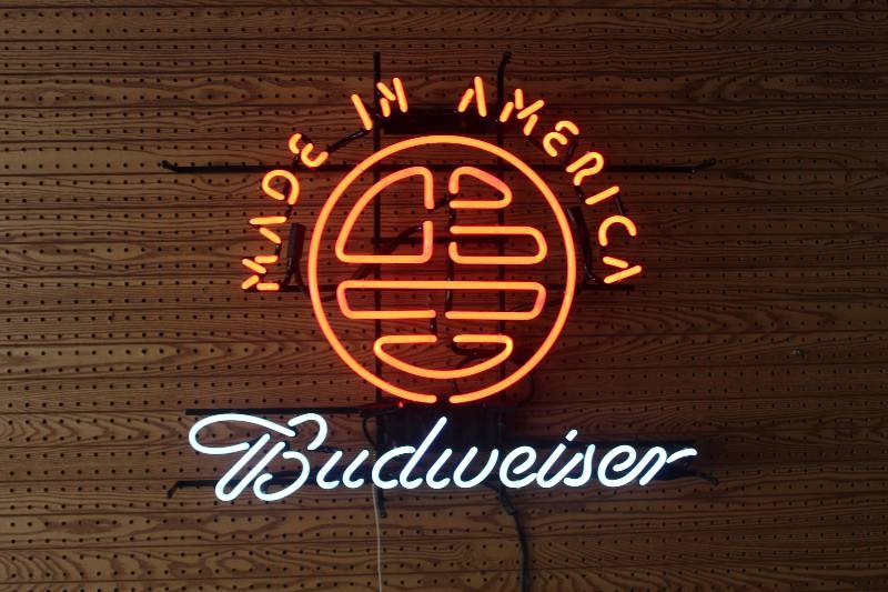 Budweiser Made in America Neon Sign