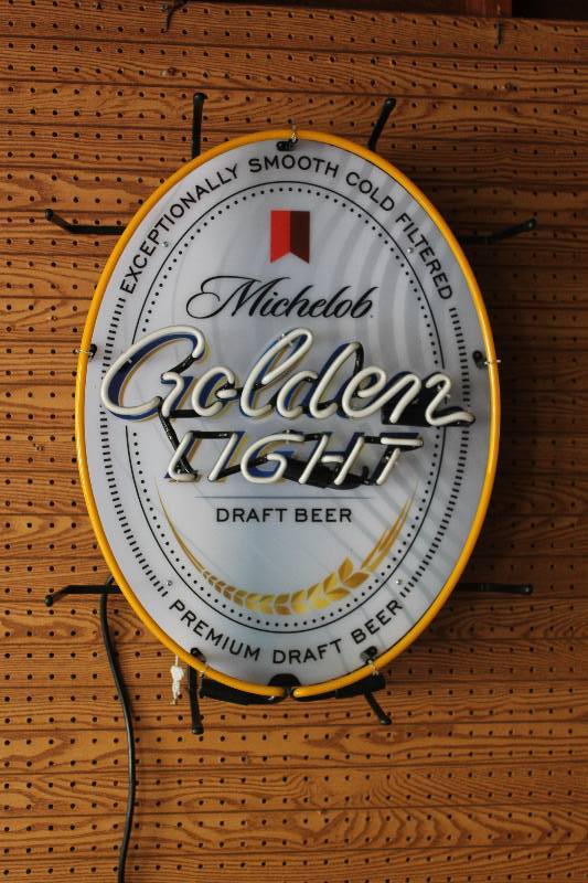 Michelob Golden Light Neon Sign West Bloomington Neon Advertising