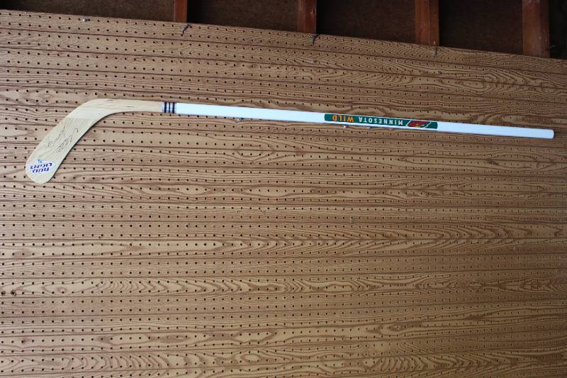 lot 1014 image: Autographed Mikko Koivu MN WildBud Light Hockey Stick
