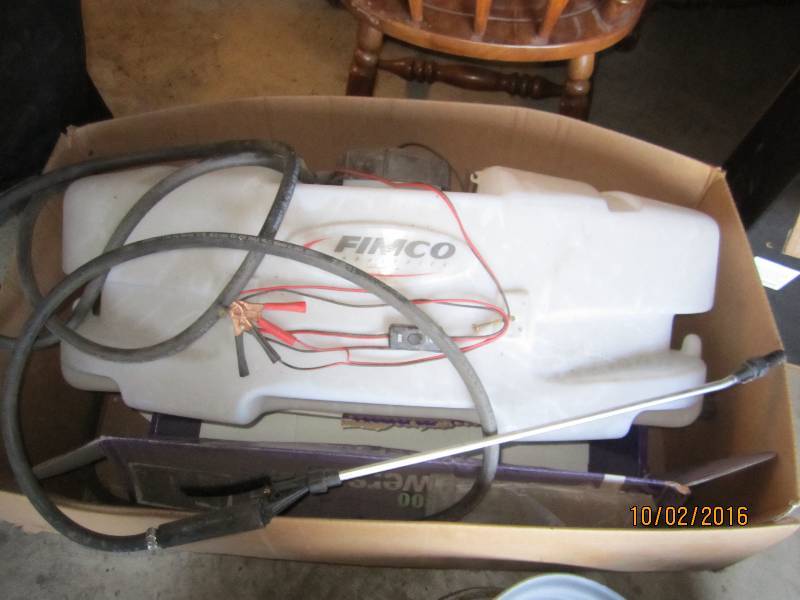 lot 51 image: Fimco 20 gallon sprayer tank...