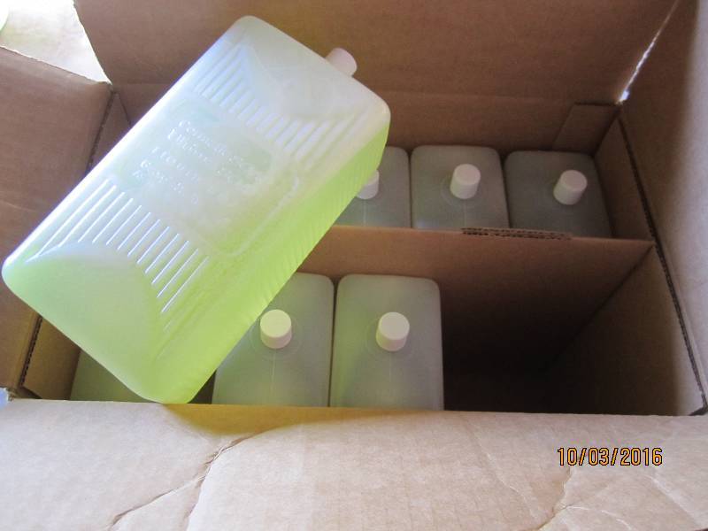 lot 73 image: Lot of 9 Cormatic soap for dispense...