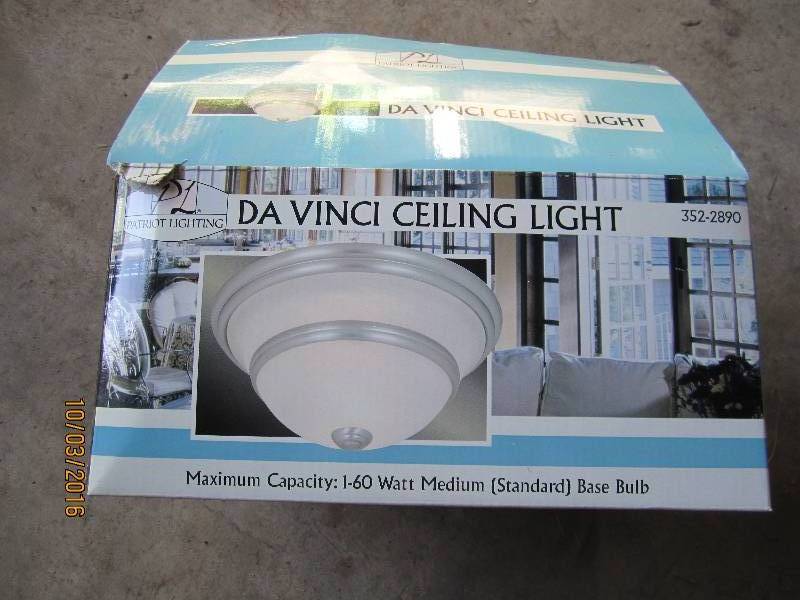 lot 76 image: DaVinci 11 ceiling light...