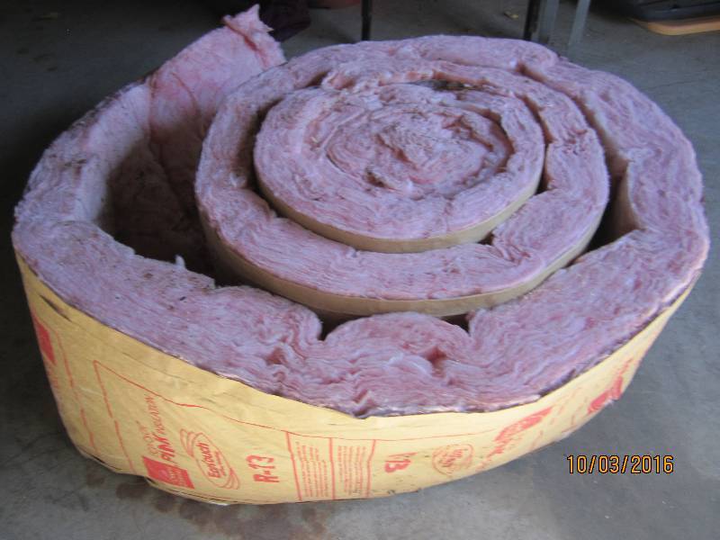 lot 107 image: Roll of insulation...