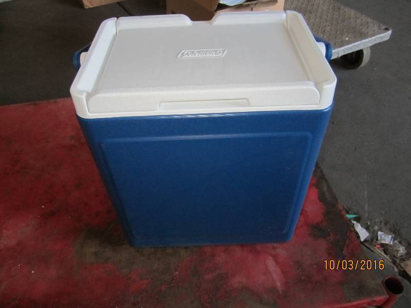 lot 147 image: New Coleman cooler...