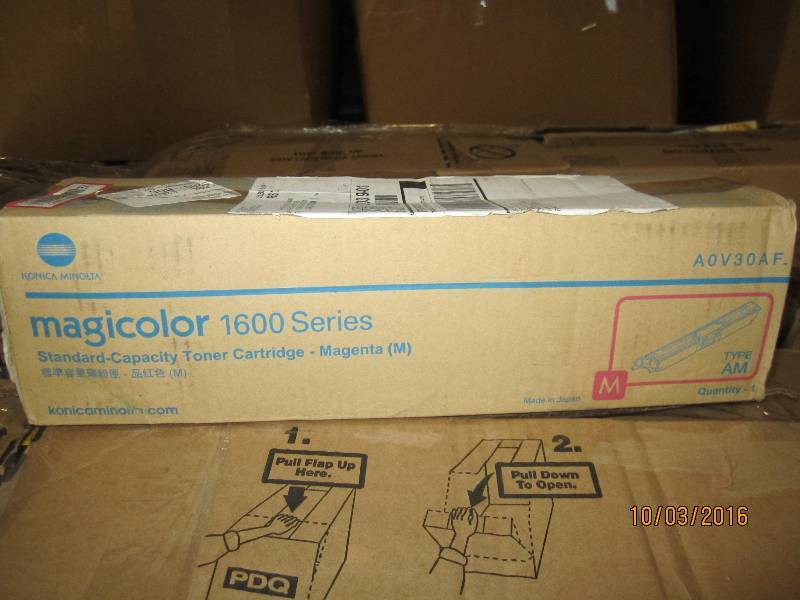 lot 159 image: Konica Magicolor 1600 series toner...