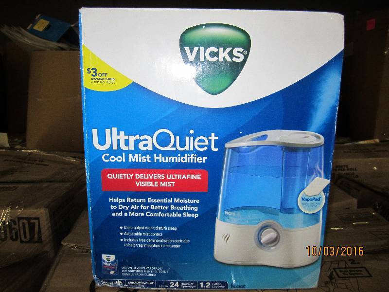 lot 162 image: Vicks Humidifier...