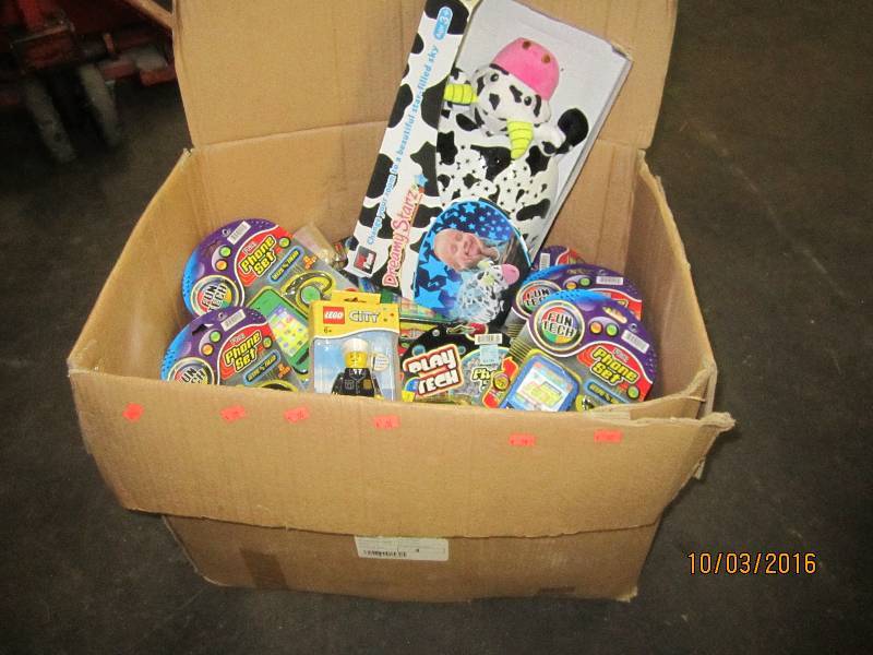 lot 178 image: Large resale value box of new toys...
