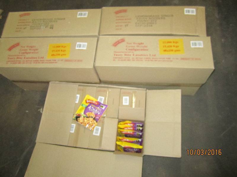 lot 203 image: Lemongrass ginger asian noodles, 48...