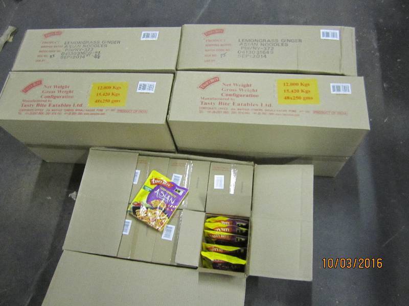 lot 206 image: Lemongrass ginger asian noodles, 48...