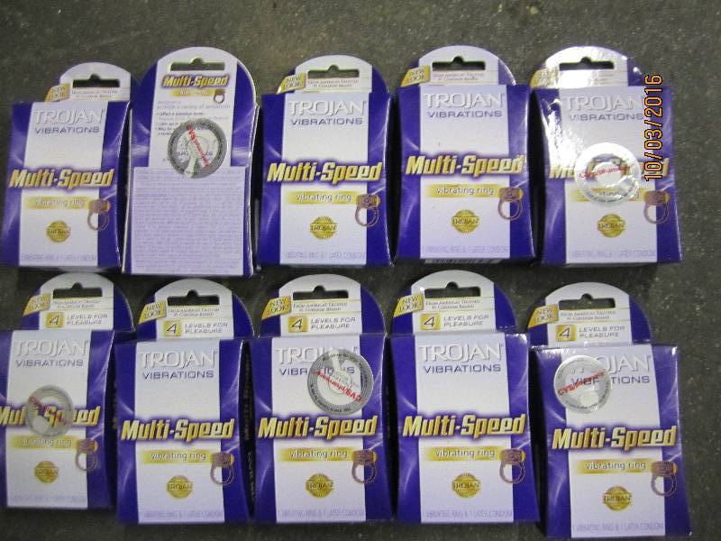 lot 209 image: Lot of 10 Trojan multi speed vibrat...