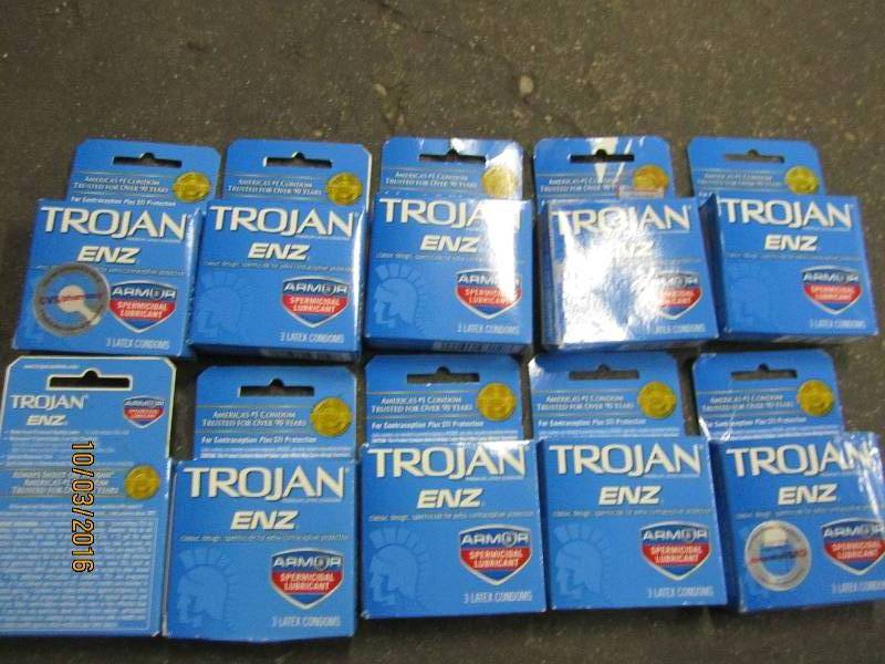 lot 225 image: Trojan ENZ 3 pack dated 2-2016...