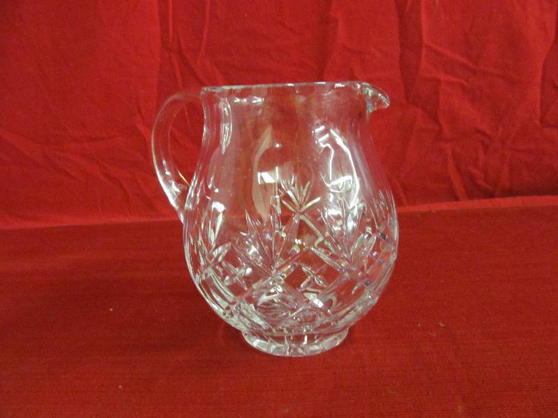 lot 60 image: Lead Crystal Pitcher