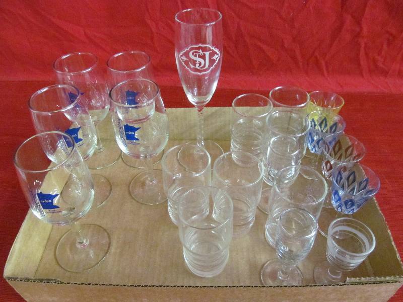 lot 117 image: Drinking Glasses
