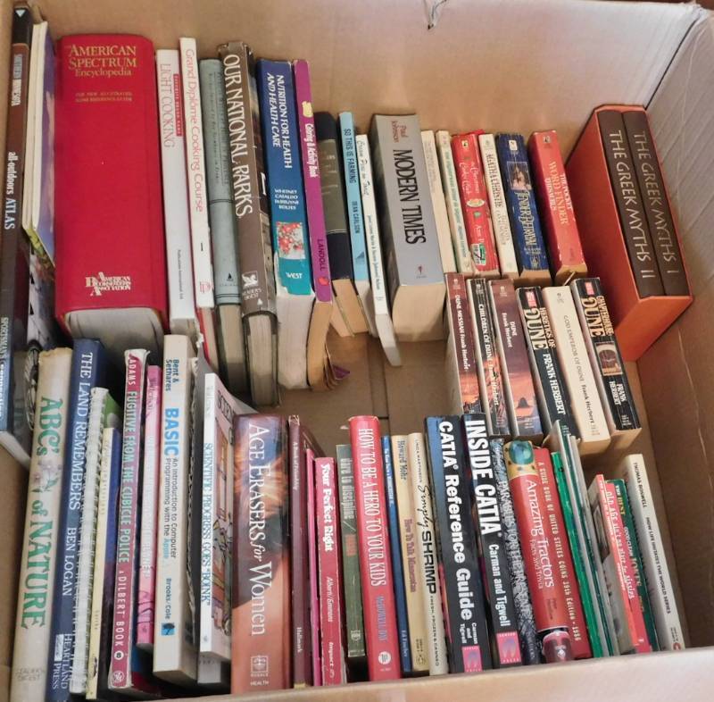 lot 25 image: vintage books