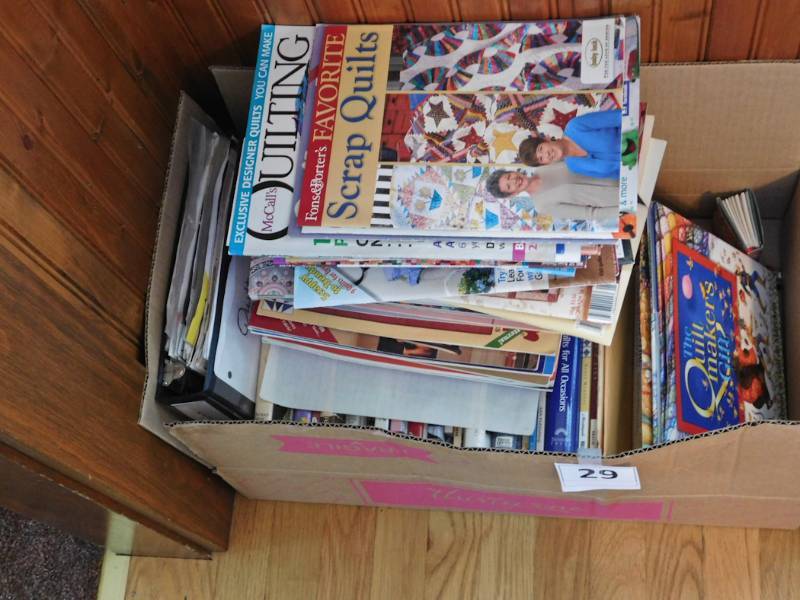 lot 29 image: quilting books
