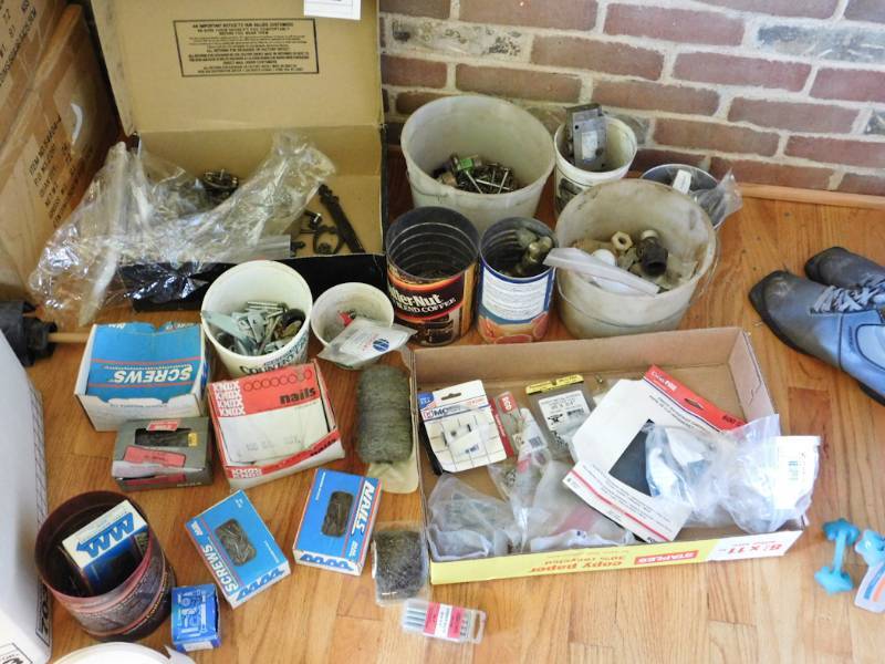 lot 81 image: giant lot of hardware items