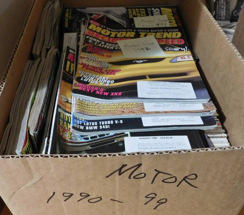 lot 49 image: motor trend magazines