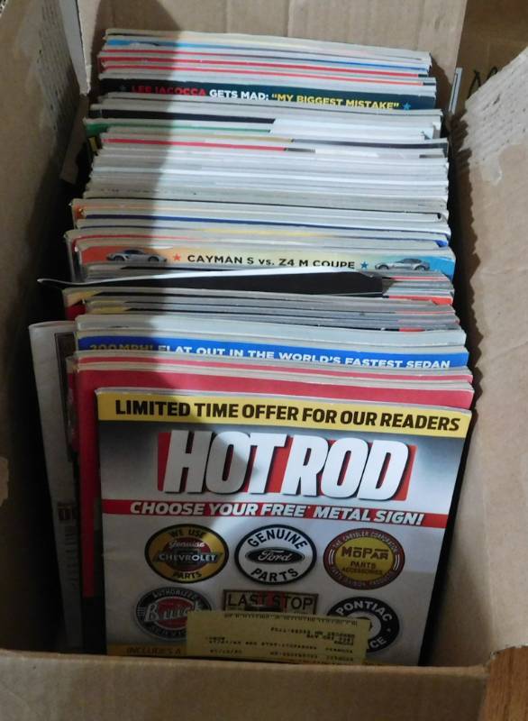 lot 54 image: motor trend  hot rod magazines