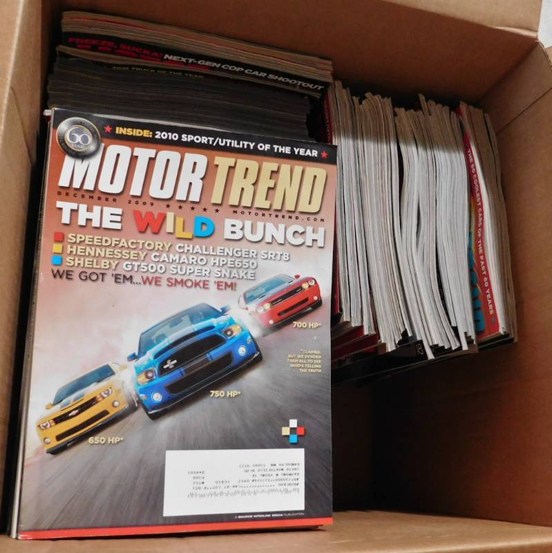lot 59 image: motor trend magazines
