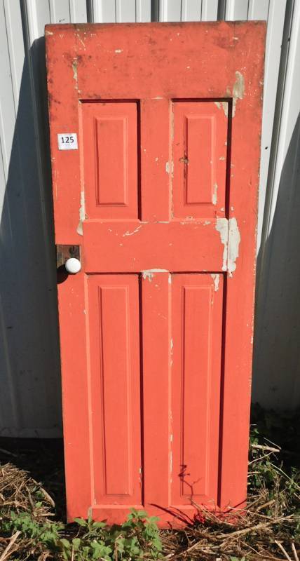 lot 125 image: vintage door