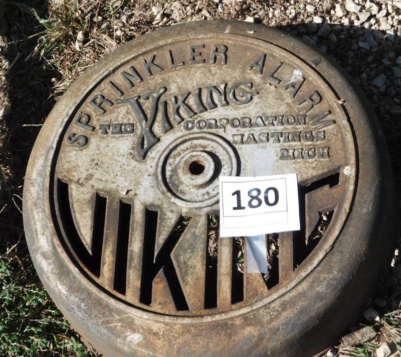 lot 180 image: Viking Sprinkler Alarm cast iron